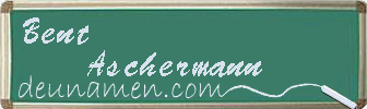 Bent Aschermann Visitenkarte